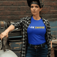 I AM ENOUGH STRONG - Women's Mental Health Inspirational Graphic T-Shirt | I Am Enough Collection