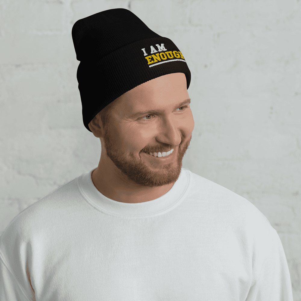 I AM ENOUGH STRONG - Embroidered Beanie - 3