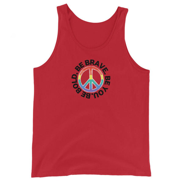 PEACE BE YOU with Peace Sign - Motivational Graphic Tank for Women | I Am Enough Collection