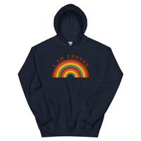 I AM ENOUGH RAINBOW - Motivational Hoodie for Men - 6
