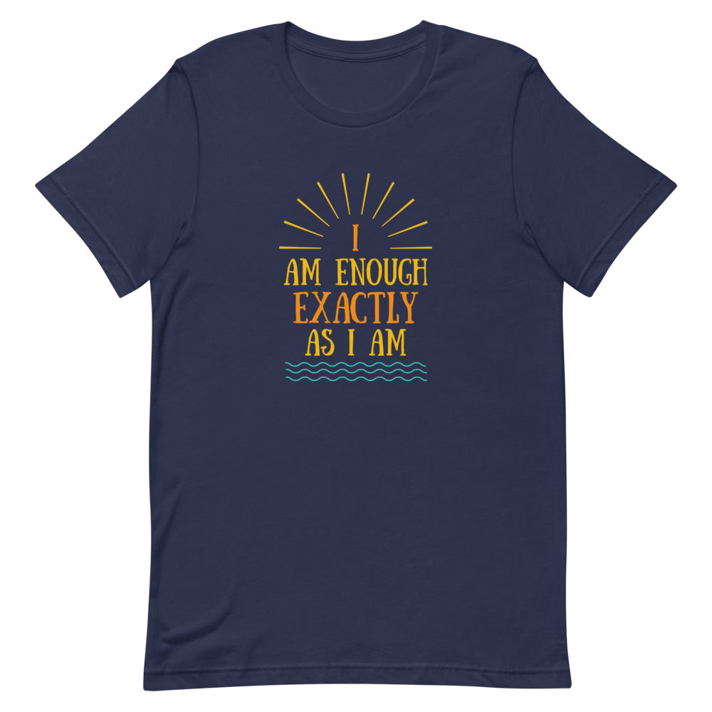 Navy I AM ENOUGH VINTAGE - Custom Graphic Tee for Men