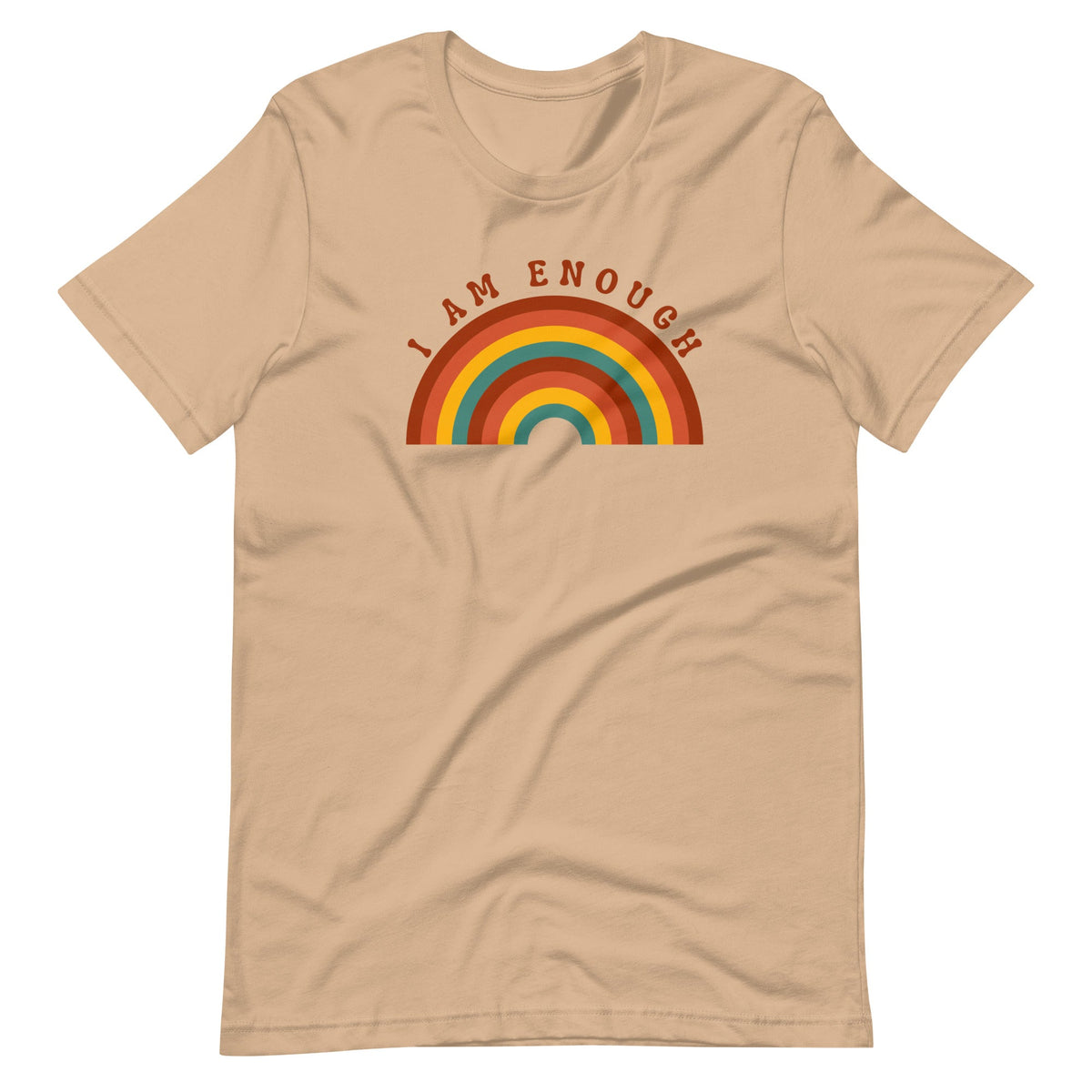 I AM ENOUGH RAINBOW - Inspirational Affirmation T-Shirt for Men | I Am Enough Collection